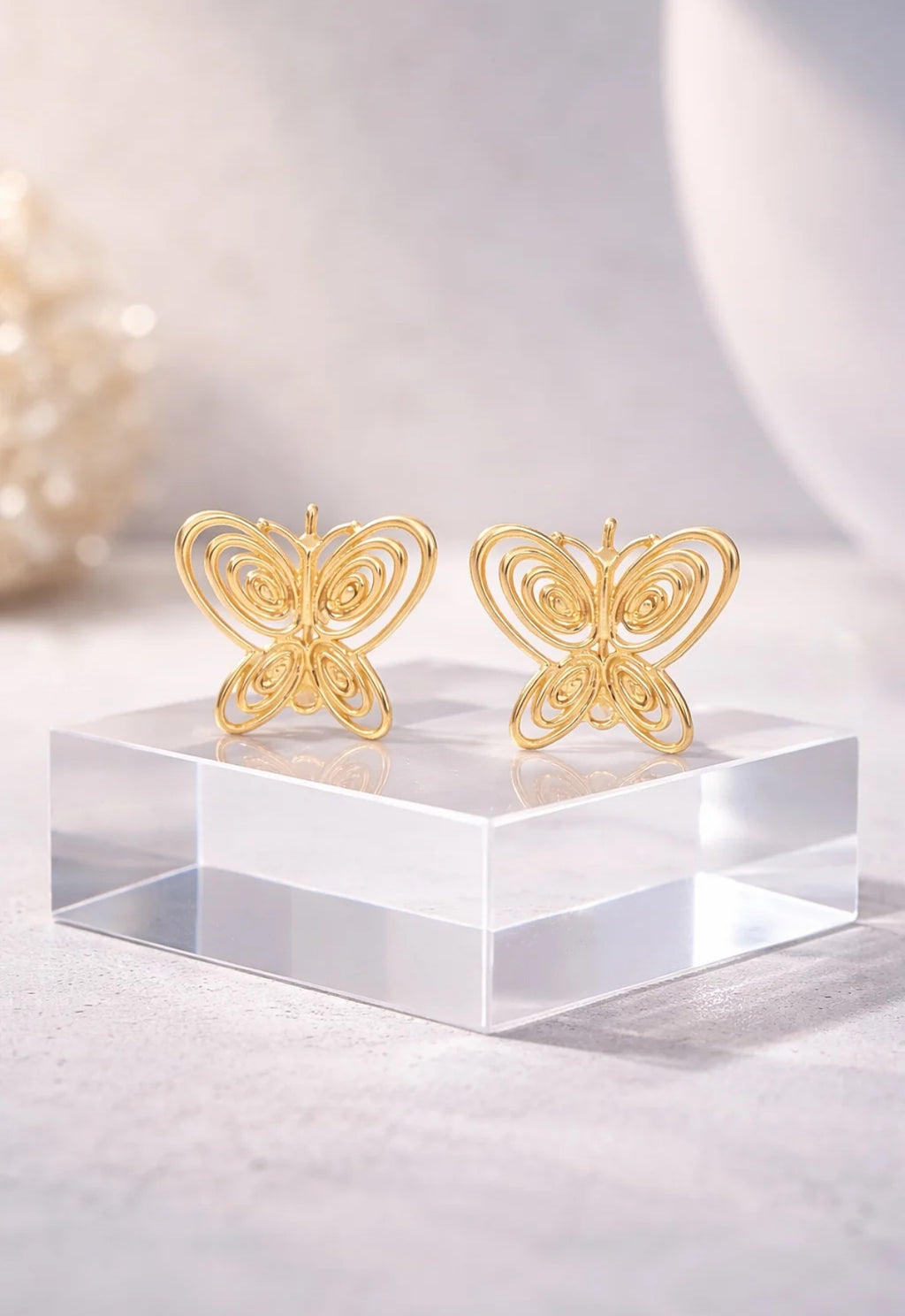 925 Butterfly Earrings